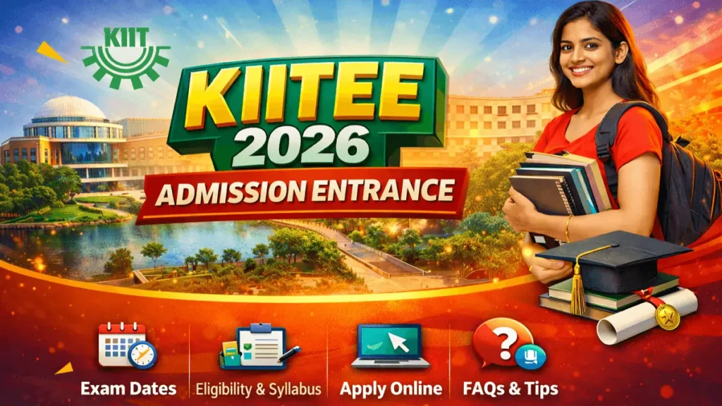 KIIT Admission Entrance Exam, KIITEE 2026: Eligibility, Application, Dates KIIT Admission Entrance Exam