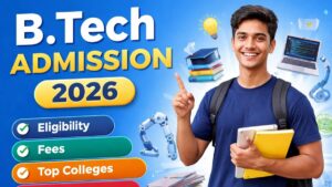 B.Tech Admission 2026