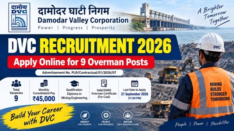 DVC Recruitment 2026